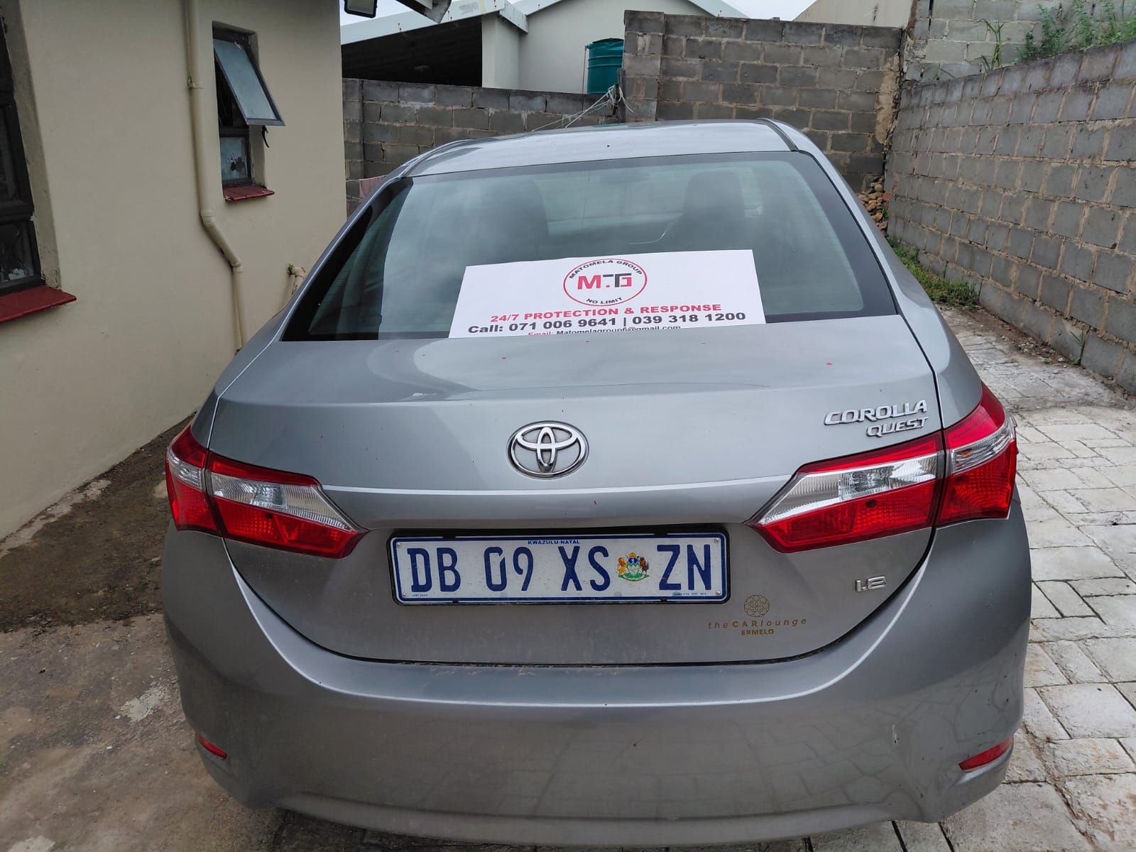 Security vehicle branding