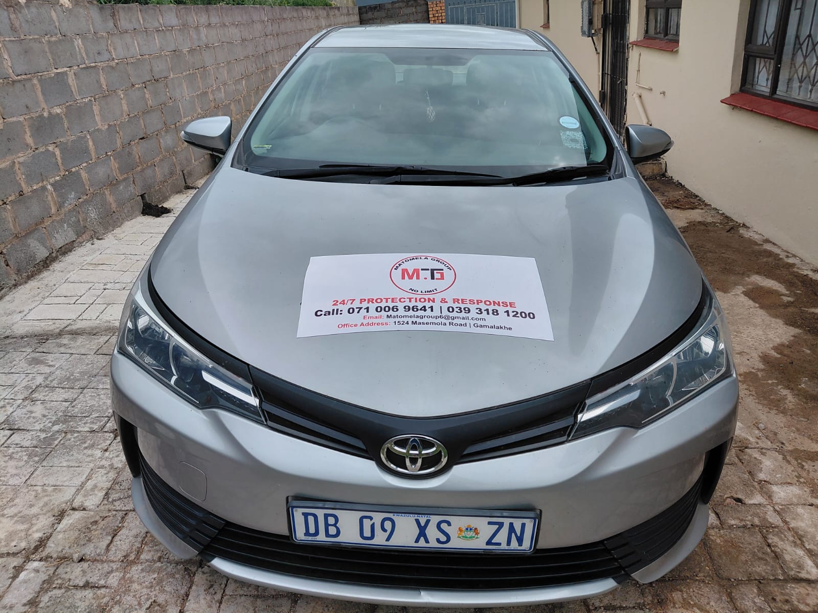 Security response car front