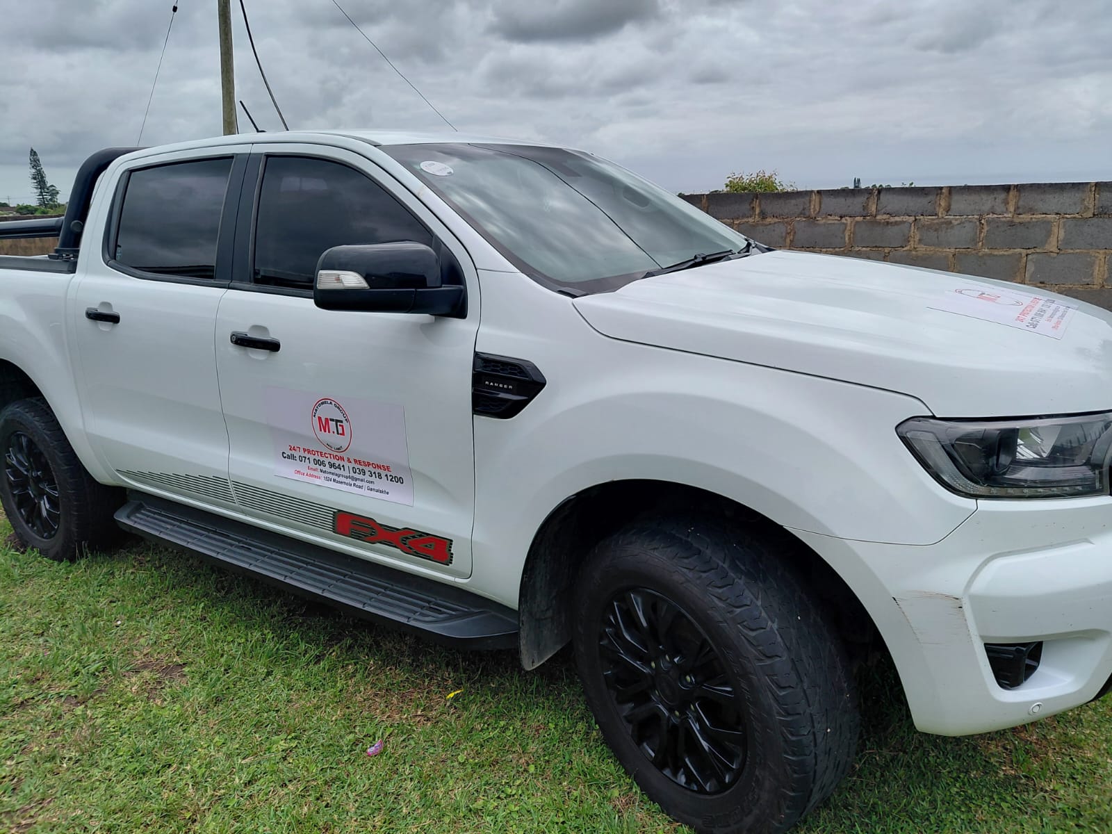 Security pickup truck