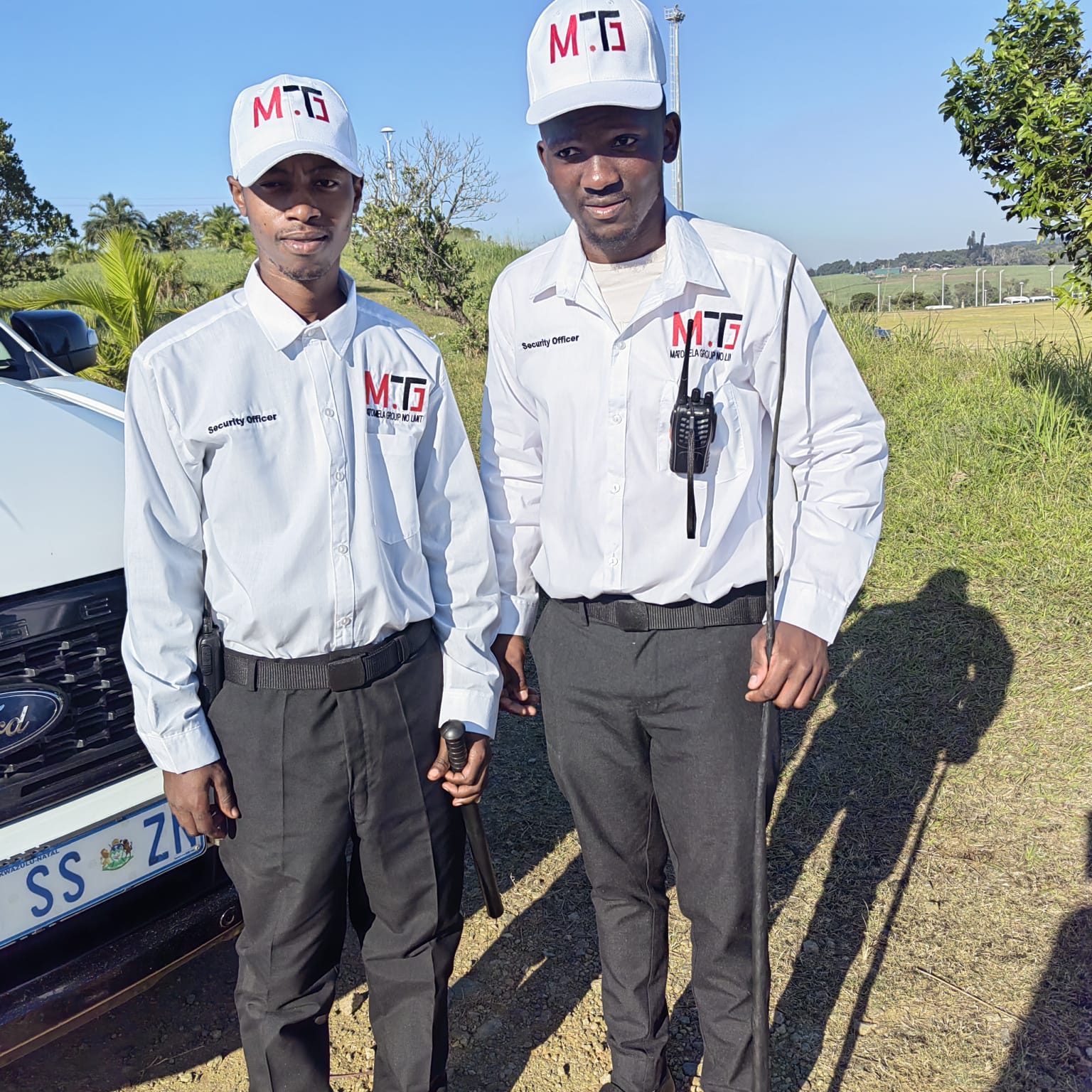 Security officers on duty